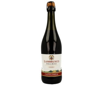 Vino tinto lambrusco botella de 75 centilitros Vino tinto lambrusco botella de 75 centilitros
