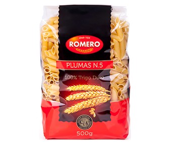 Pasta macarrón ROMERO paquete de 500 gr. Pasta macarrón ROMERO paquete de 500 gr.