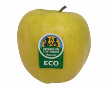 Manzanas golden ecológica ALCAMPO PRODUCCIÓN CONTROLADA Bandeja 700 g.
