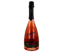 Cava rosado brut nature elaborado en Almendralejo (Extremadura) VIÑA ROMALE botella de 75 cl.
