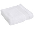 Toalla lisa de lavabo color blanco, 650g/m², ACTUEL.