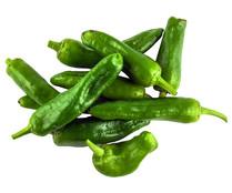 Pimiento verde tipo padron ecológico bandeja 200g.