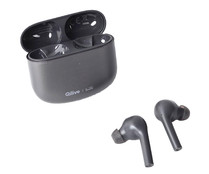 Auriculares bluetooth tipo intrauditivo QILIVE Q1467, estuche de carga, micrófono, color negro.