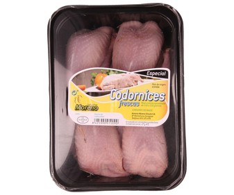 Codornices frescas 500 gramos pack de 4 unidades Codornices frescas 500 gramos pack de 4 unidades
