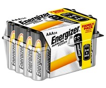 Pack de 24 pilas alcalinas AAA, LR03, 1,5V, ENERGIZER Power.