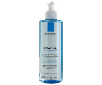 Gel limpiador purificante sin jabón para pieles grasas y sensibles LA ROCHE POSAY Effaclar 400 ml.