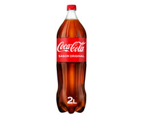 Refresco  de cola COCA COLA botella de 2 l.