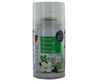 Recambio de ambientador automático con esencia a flores blancas PRODUCTO ALCAMPO.250 ml. Recambio de ambientador automático con esencia a flores blancas PRODUCTO ALCAMPO.250 ml.