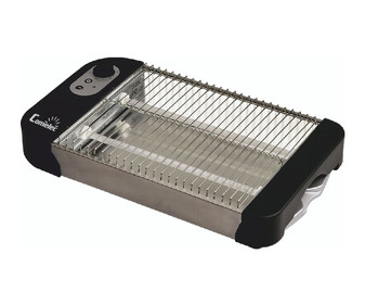 Tostador COMELEC TP 7012, diseño extraplano, interruptor luminoso. Tostador COMELEC TP 7012, diseño extraplano, interruptor luminoso.
