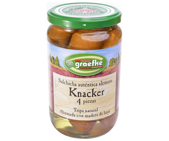 Salchichas Alemanas Knacker GRAEFKE 360 g. Salchichas Alemanas Knacker GRAEFKE 360 g.