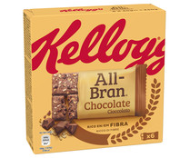 Cereales en barrita con chocolateKELLOGG´S ALL-BRAN pack  6 uds.x 40 g.