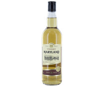 Whisky blended de 3 años MARYLAND botella 70 cl.