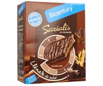 Barritas de cereales y cacao BICENTURY SARIALIS pack de 6 unidades de 20 gr.