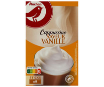 Café soluble Capuccino vainilla PRODUCTO ALCAMPO 8 sticks 144 g.