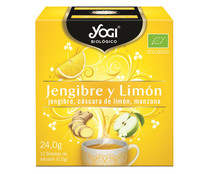 Infusión jengibre y limón ecológica YOGI 12 uds. 24 g.