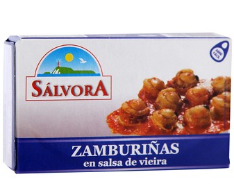 Zamburiñas en salsa de vieira 65 gramos Zamburiñas en salsa de vieira 65 gramos