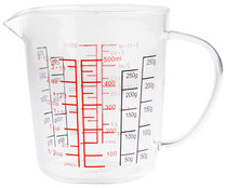 Jarra medidora de vidrio borosilicato, 0,5 litros ACTUEL.