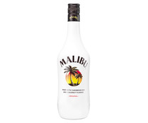Ron blanco caribeño con sabor a coco MALIBU Original botella de 70 cl.