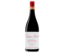 Vino tinto reserva con denominación de origen calificada Rioja VIÑA REAL botella de 75 cl.