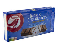 Barritas de chocolate con leche PRODUCTO ALCAMPO 12 uds. x 12 ,5 g