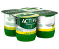 Bífidus con sabor natural azucarado y soja ACTIVIA de Danone  4 x 120 g.