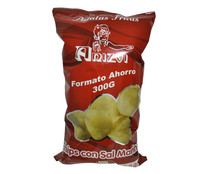 Patatas fritas con sal marina ANIZVI 300 g.