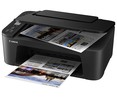 Impresora multifunción WiFi CANON Pixma TS3450 negra, imprime, copia y escanea, pantalla LCD.