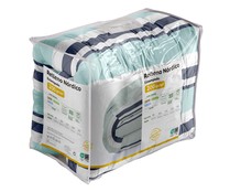 Relleno nórdico estampado para cama de 150cm, 200g/m².