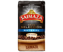 Café molido natural gran selección SAIMAZA 250 g.