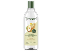 Champú y acondicionador, con aceite de almendras dulces, para cabellos normales TIMOTEI Delicado 400 ml.