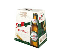 Cerveza SAN MIGUEL pack 6 uds. x 25 cl.