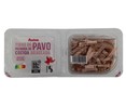 Pechuga de pavo cocida y braseada, cortada en tiras y elaborada sin gluten y sin lactosa PRODUCTO ALCAMPO 2 x 100 g.