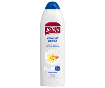 Gel de baño o ducha con sales minerales y yoghurt griego, para una piel cuidada LA TOJA Yogurth griego 550 ml