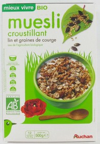 Muesli con lino y semillas de calabaza 500 gramos Muesli con lino y semillas de calabaza 500 gramos