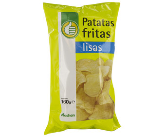 Patata frita lisa 160 gramos Patata frita lisa 160 gramos