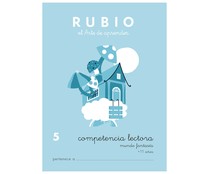 Cuadernillo de actividades lenguaje, Competencia Lectora 5, mundo fantasía, 11-12 años RUBIO.