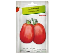 Sobre de semillas para sembrar tomates de la variedad Roma VF PRODUCTO ALCAMPO.