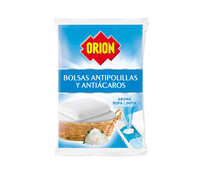 Bolsas antipolillas y antiácaros aroma a ropa limpia ORION  20 uds. 