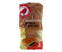 Napolitanas con crema de cacao PRODUCTO ALCAMPO 8 uds. 320 g.
