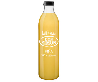 Zumo de piña 100 % natural DON SIMÓN LA HUERTA 750 ml.