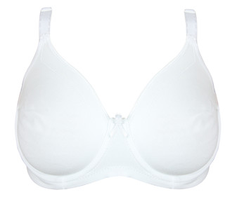 Sujetador con aros y doble capa preformada SELENE Patricia, color blanco, talla 95C. Sujetador con aros y doble capa preformada SELENE Patricia, color blanco, talla 95C.