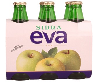 Sidra botella de 25 centilitros pack de 6 unidades Sidra botella de 25 centilitros pack de 6 unidades