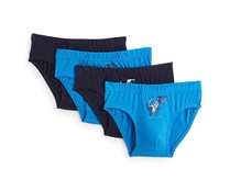 Lote de 4 slips de algodón para niño INEXTENSO, Talla 6.