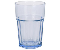 Vaso americano de vidrio color azul pastel, 0,36 litros, SWEET AHOME.
