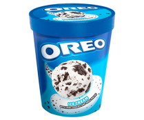 Tarrina de helado de vainilla con trocitos galletas de chocolate OREO 480 ml.