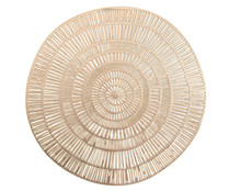 Mantel de espiral de 38 cm, color oro, QUID Habital.
