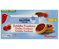 Tartaletas de frambuesa sin gluten PRODUCTO ALCMAPO 130 g.