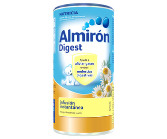 Infusión en polvo instantánea a base de hinojo, manzanila y anís verde, a partir de 6 meses ALMIRÓN Digest 200 g. Infusión en polvo instantánea a base de hinojo, manzanila y anís verde, a partir de 6 meses ALMIRÓN Digest 200 g.