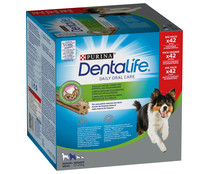 Snack dental uso diario para perros medianos, PURINA DENTALIFE 42 uds. 966 g.