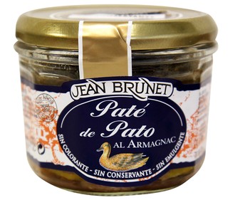 Paté de pato frasco de 180 gramos Paté de pato frasco de 180 gramos